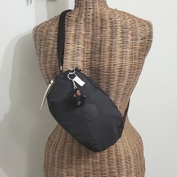 NWT Kipling IKER Black CrossbodyBin1